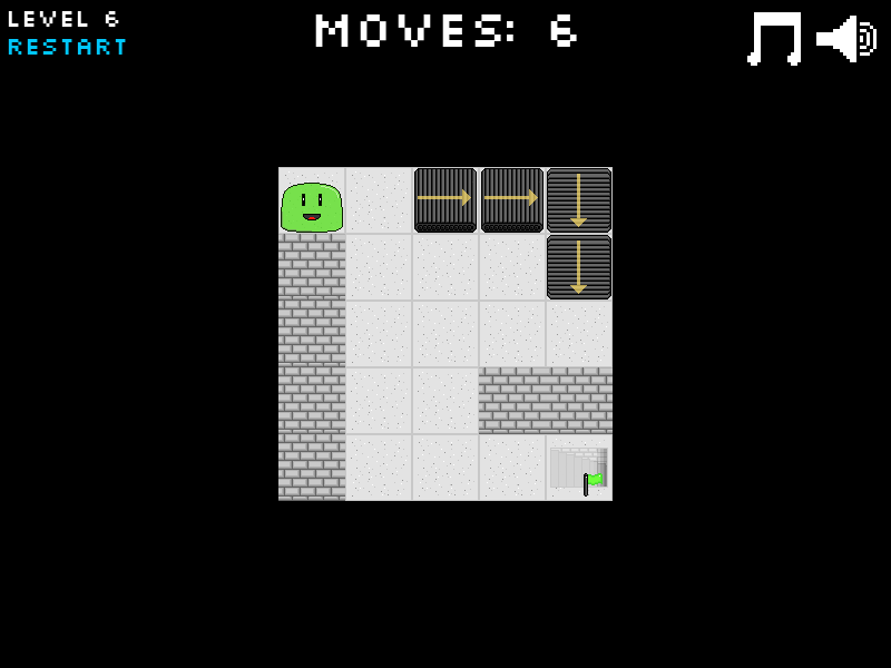 Gameplay screenshot of Six Moves